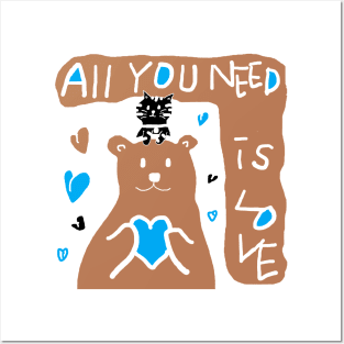 all you need is love Posters and Art